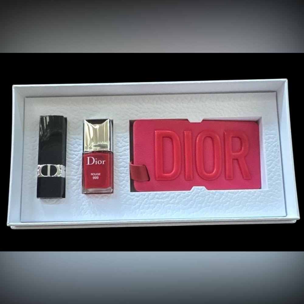 Dior Bundle With DIOR Passport, & #1 Red Lipstick, Matching 💄! Limited Edition!
